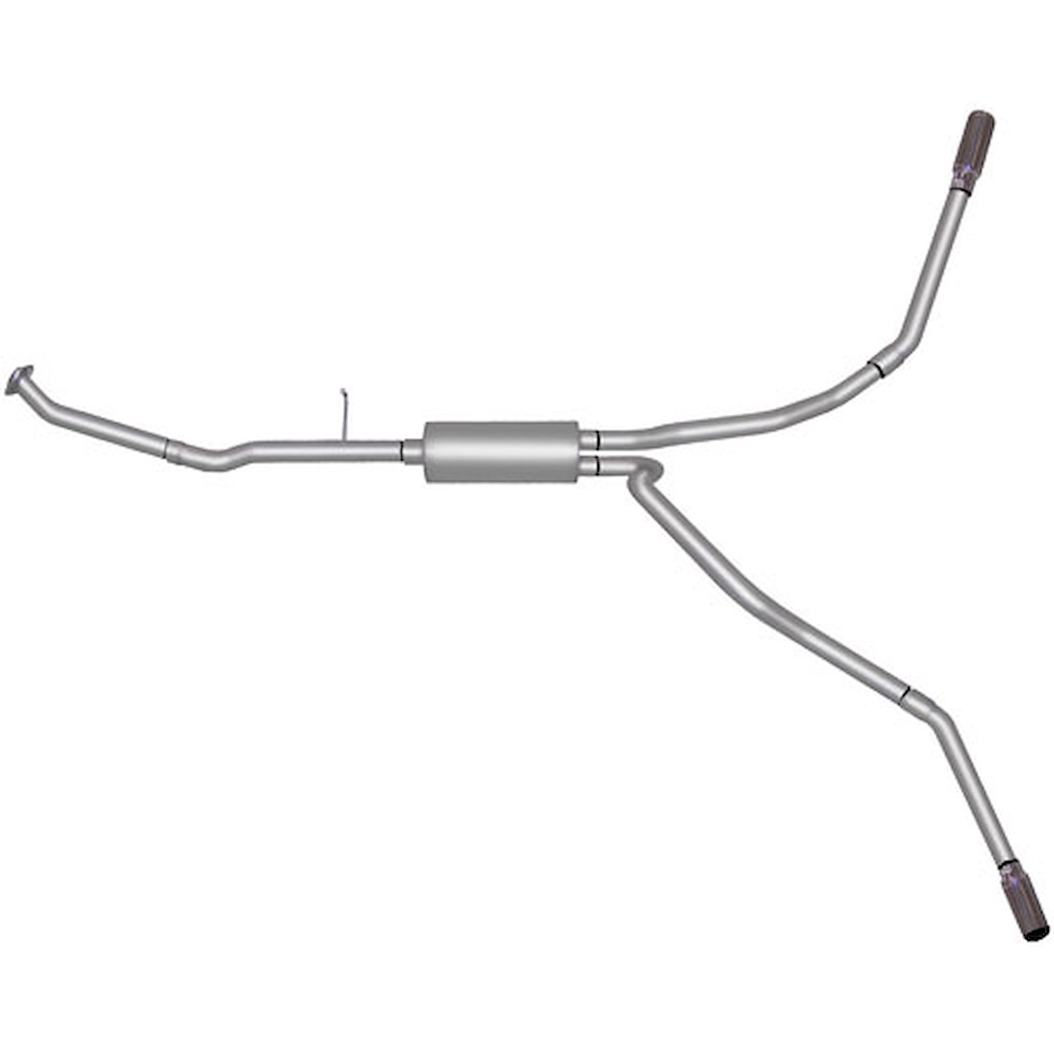 Dual Extreme Aluminized Cat-Back Exhaust 2004-07 GM 1500 Pickup 5.3L