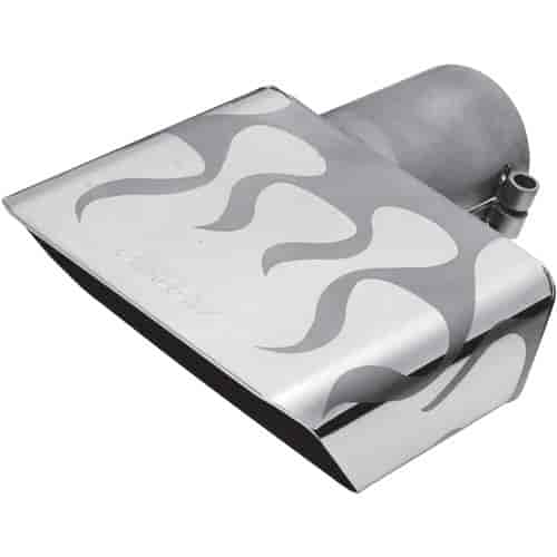 Stainless Steel Slash Cut Exhaust Tip Sport Truck, Right Side