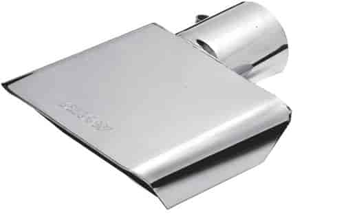 Stainless Steel Clampless Sport Exhaust Tip Inlet: 2"