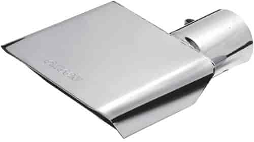 Stainless Steel Clampless Sport Exhaust Tip Inlet: 2"