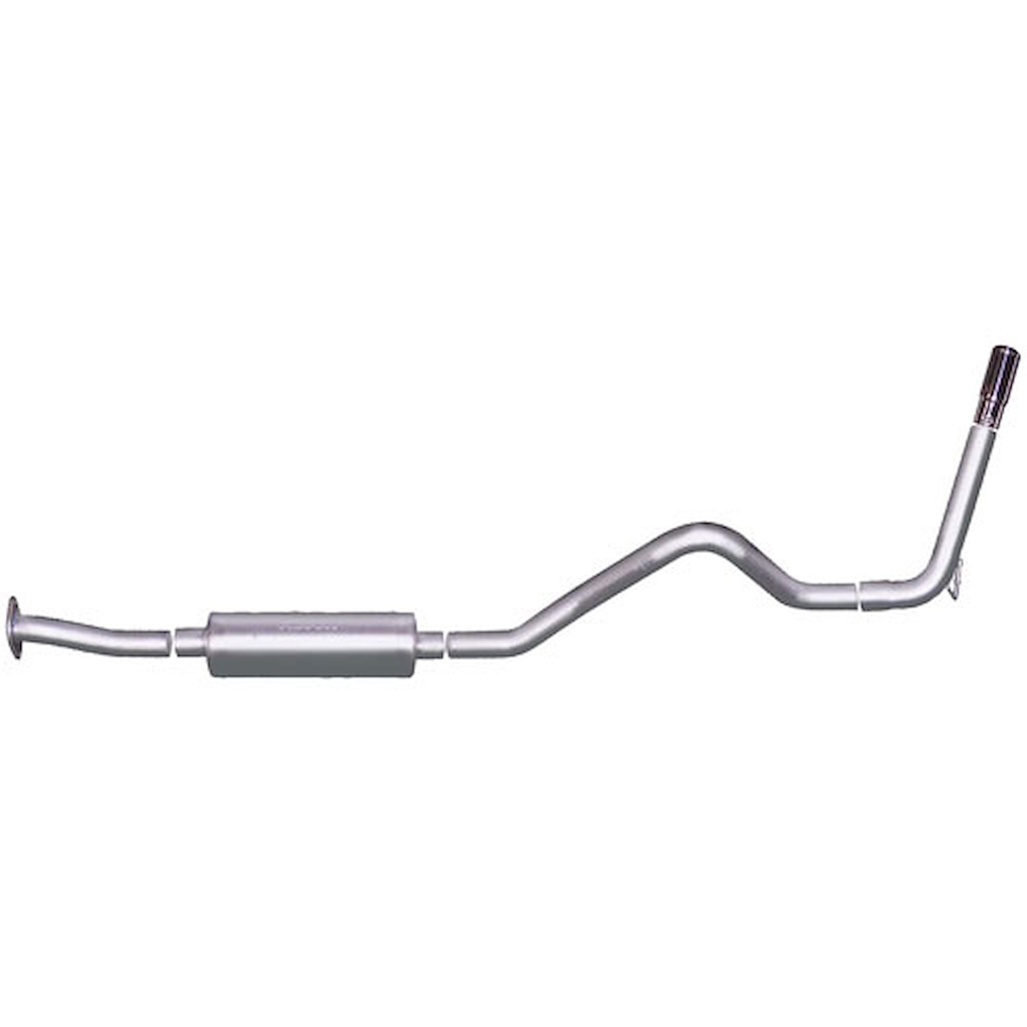 Swept-Side Cat-Back Exhaust 2000-03 Chevy S10/GMC Sonoma Xtreme 4.3L