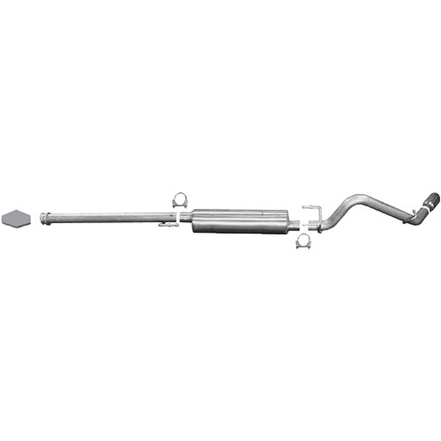 Swept-Side Cat-Back Exhaust 2005-12 Toyota Tacoma 4.0L 2WD/4WD