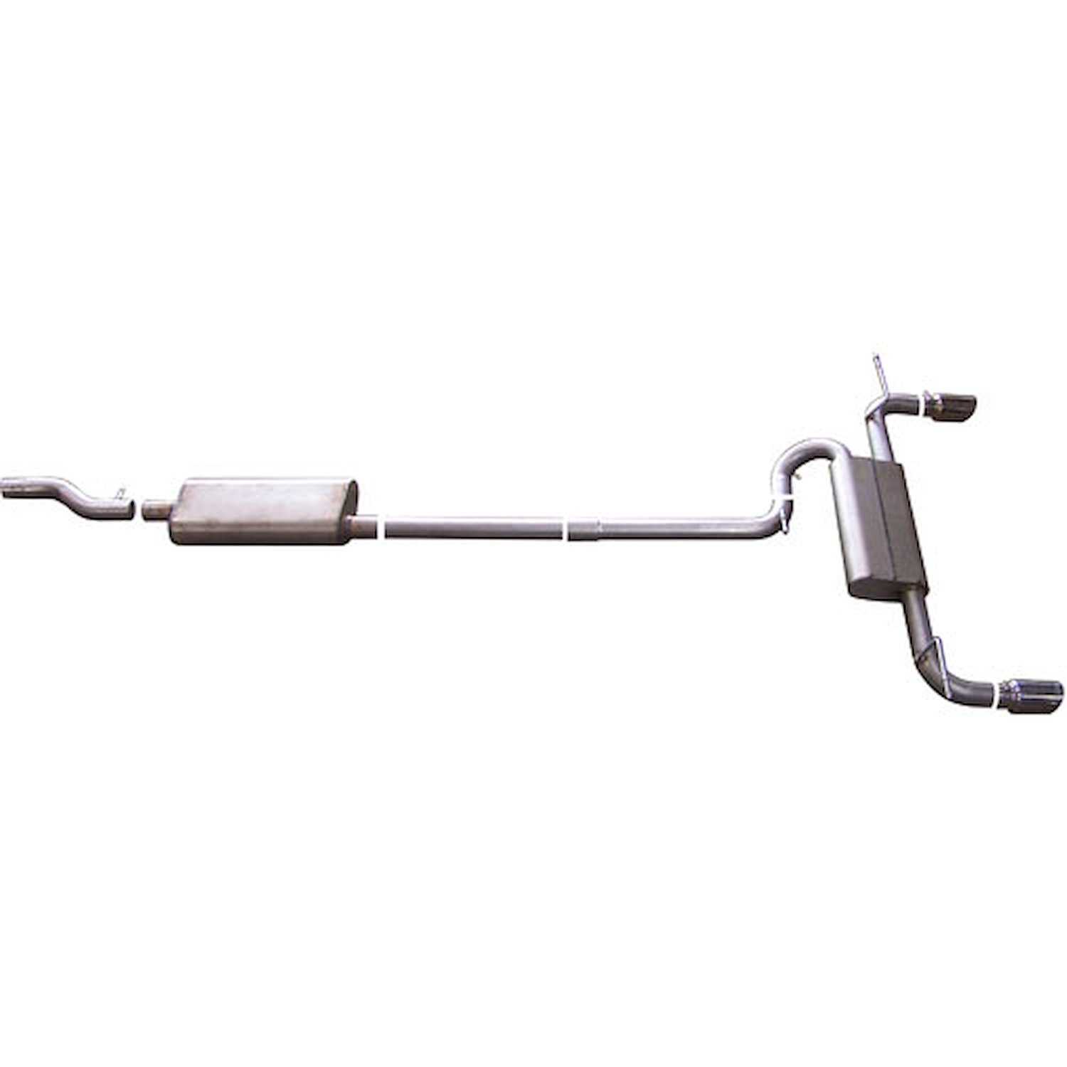Split Rear Cat-Back Exhaust 07-14 Ford Edge/ Lincoln MKx FWD