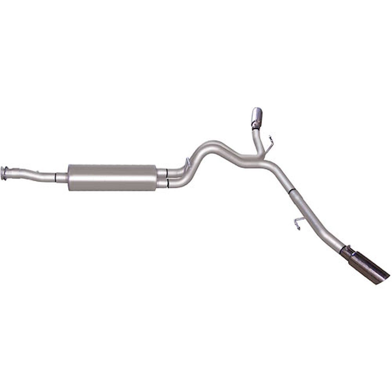 Dual Extreme Stainless Cat-Back Exhaust 06-10 Hummer H3 4dr