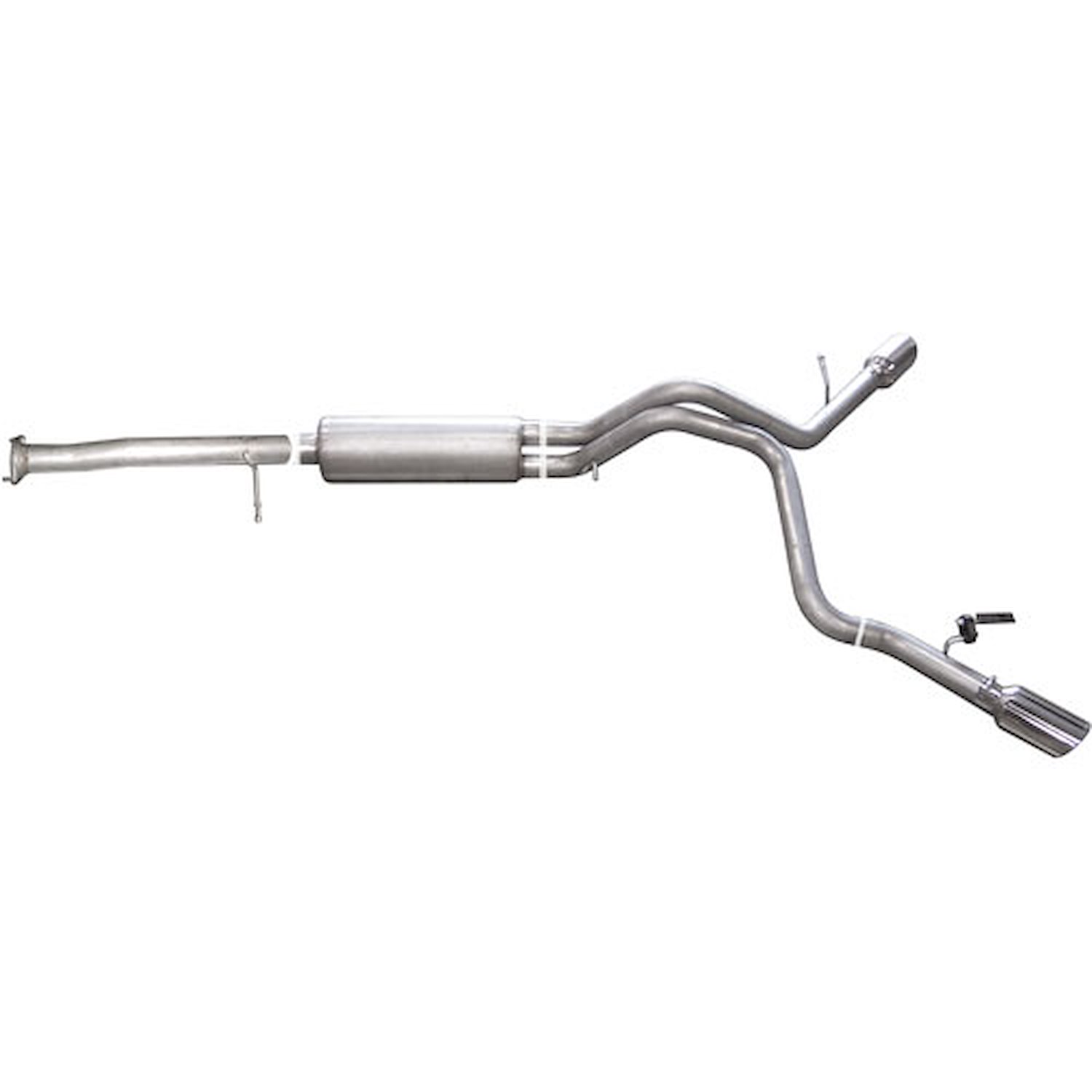 Dual Extreme Stainless Cat-Back Exhaust 2007-10 Cadillac Escalade ESV/EXT