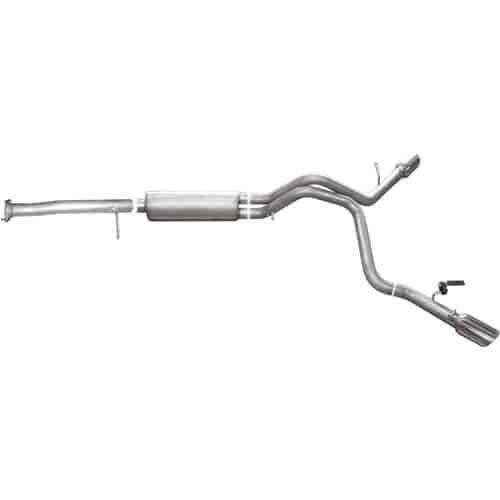 Dual Extreme Stainless Cat-Back Exhaust 2011-14 Cadillac Escalade ESV/EXT 4dr
