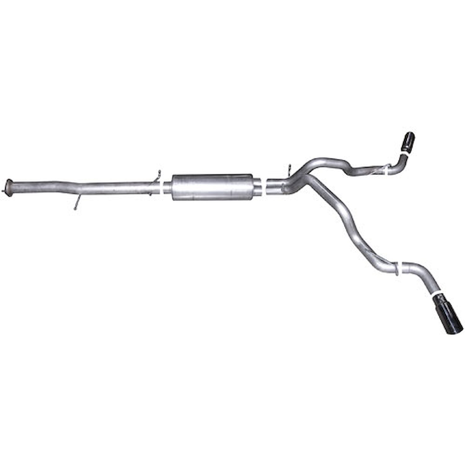 Dual Extreme Stainless Cat-Back Exhaust 2007-11 GMC Sierra Denali 6.2L