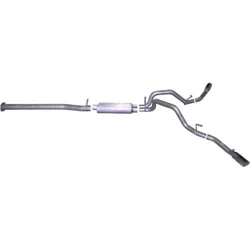 Dual Extreme Stainless Cat-Back Exhaust 10-11 Chevrolet Silverado/GMC Sierra 1500