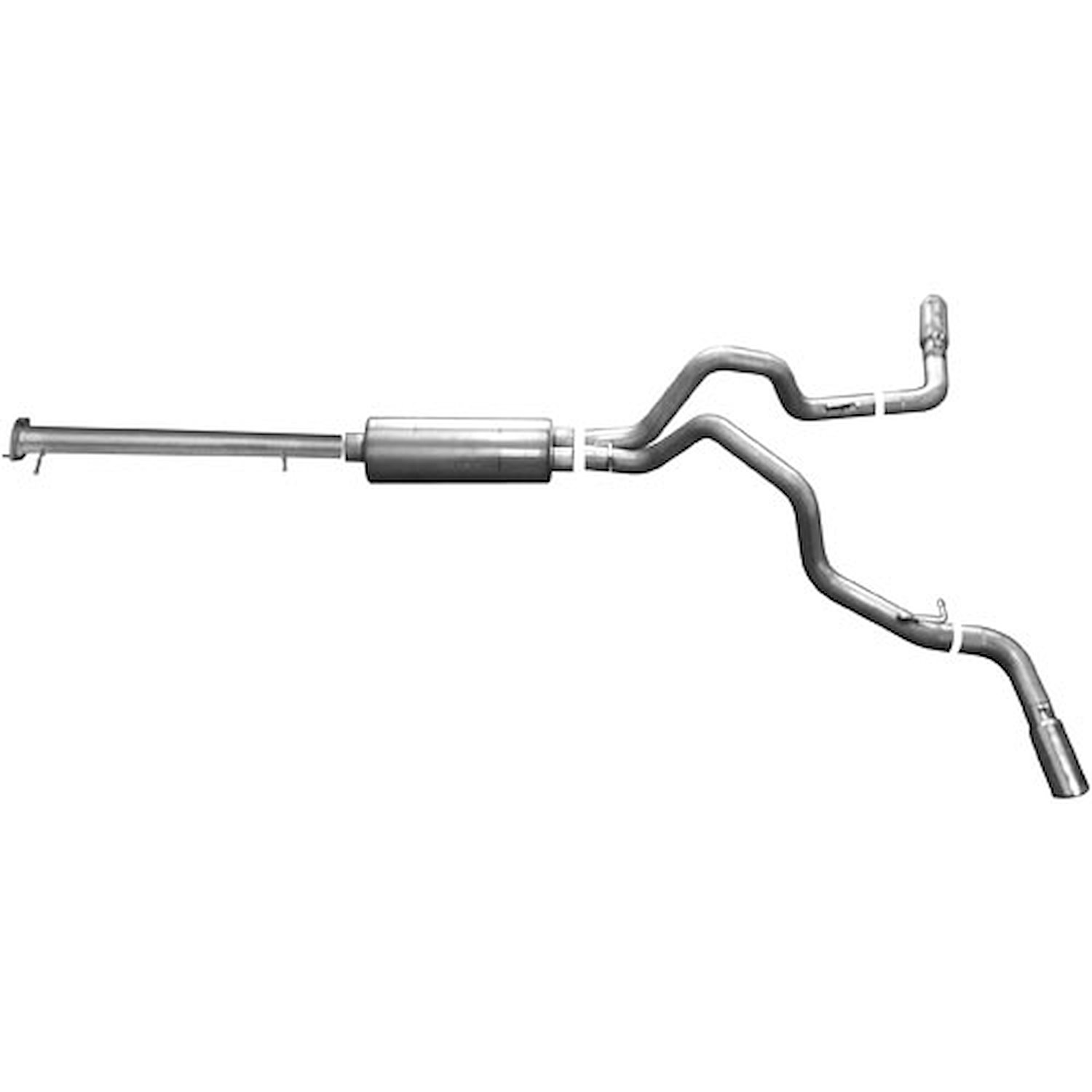 Dual Extreme Stainless Cat-Back Exhaust 11-12 GM Silverado/Sierra 2500HD/3500HD
