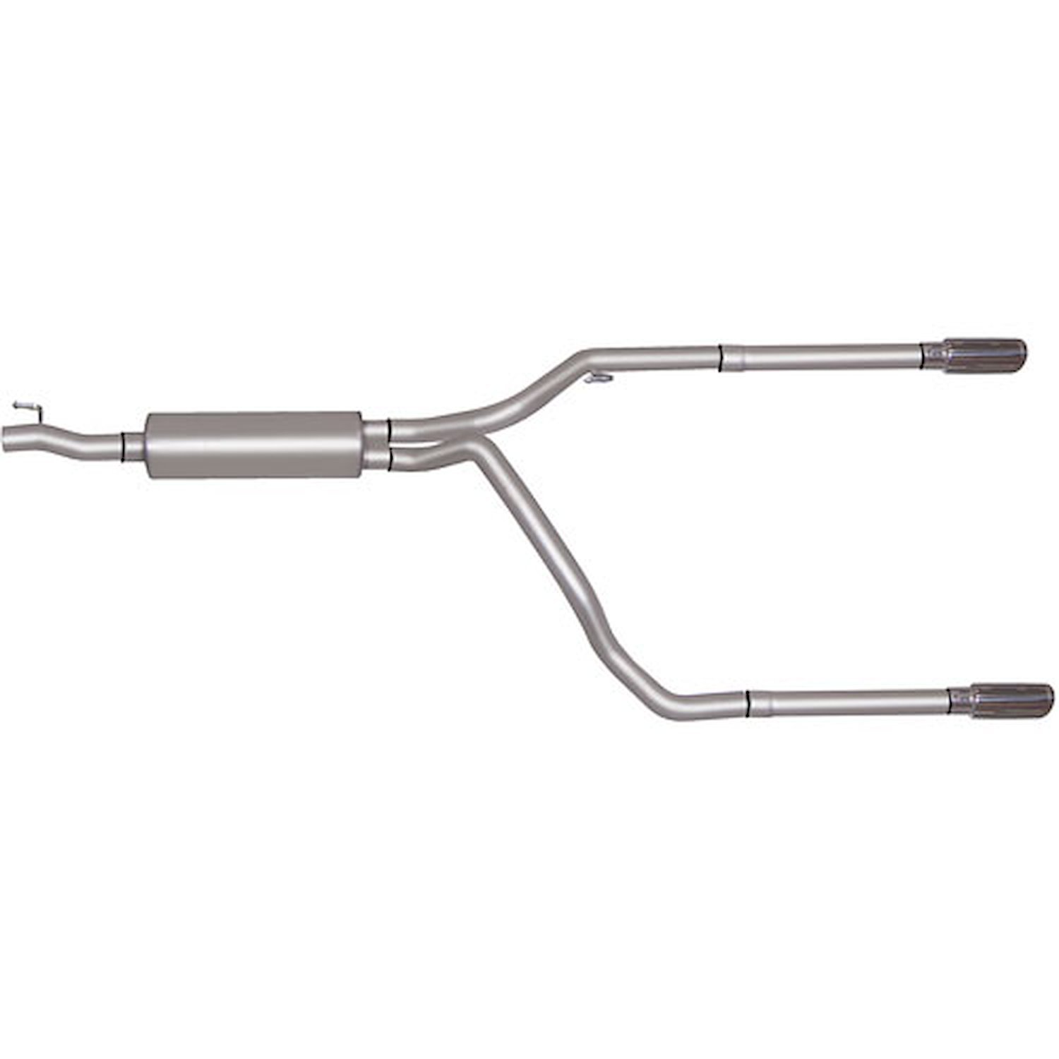 Split Rear Cat-Back Exhaust 04-05 Dodge Ram 1500