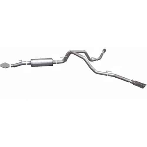 Dual Extreme Stainless Cat-Back Exhaust 11-14 Ford F150 Truck SVT Raptor
