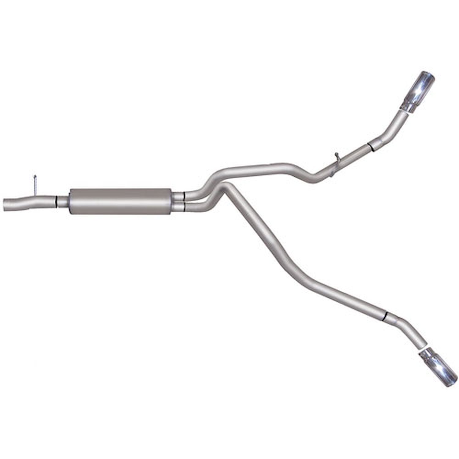 Dual Extreme Stainless Cat-Back Exhaust 11-15 Ford F250/F350 Super Duty