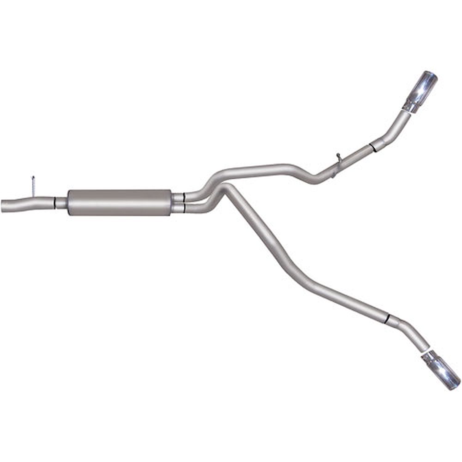 Dual Extreme Stainless Cat-Back Exhaust 05-06 Ford F250/F350 Super duty