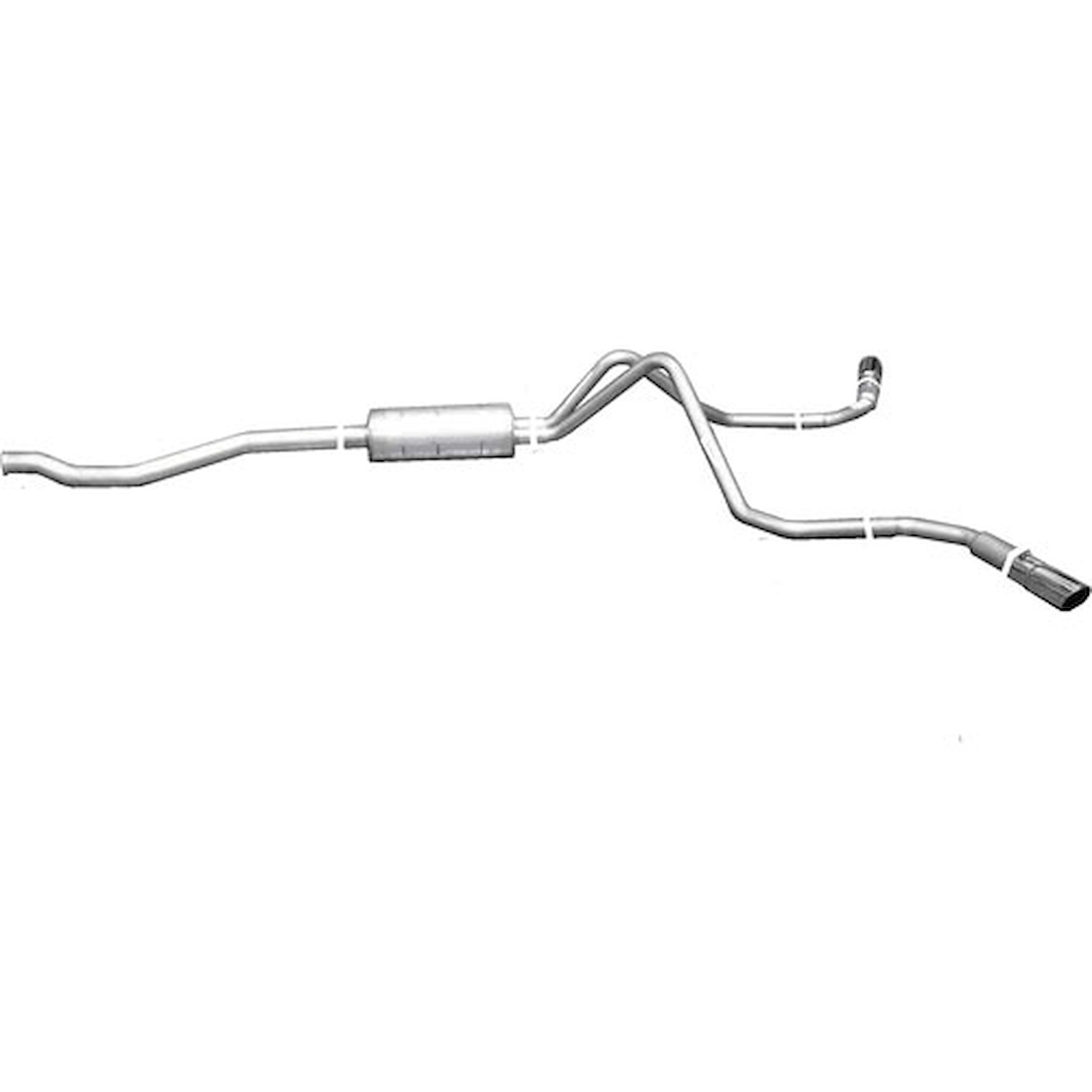 Dual Extreme Aluminized Steel Cat-Back Exhaust 1998-2011 Ford Ranger