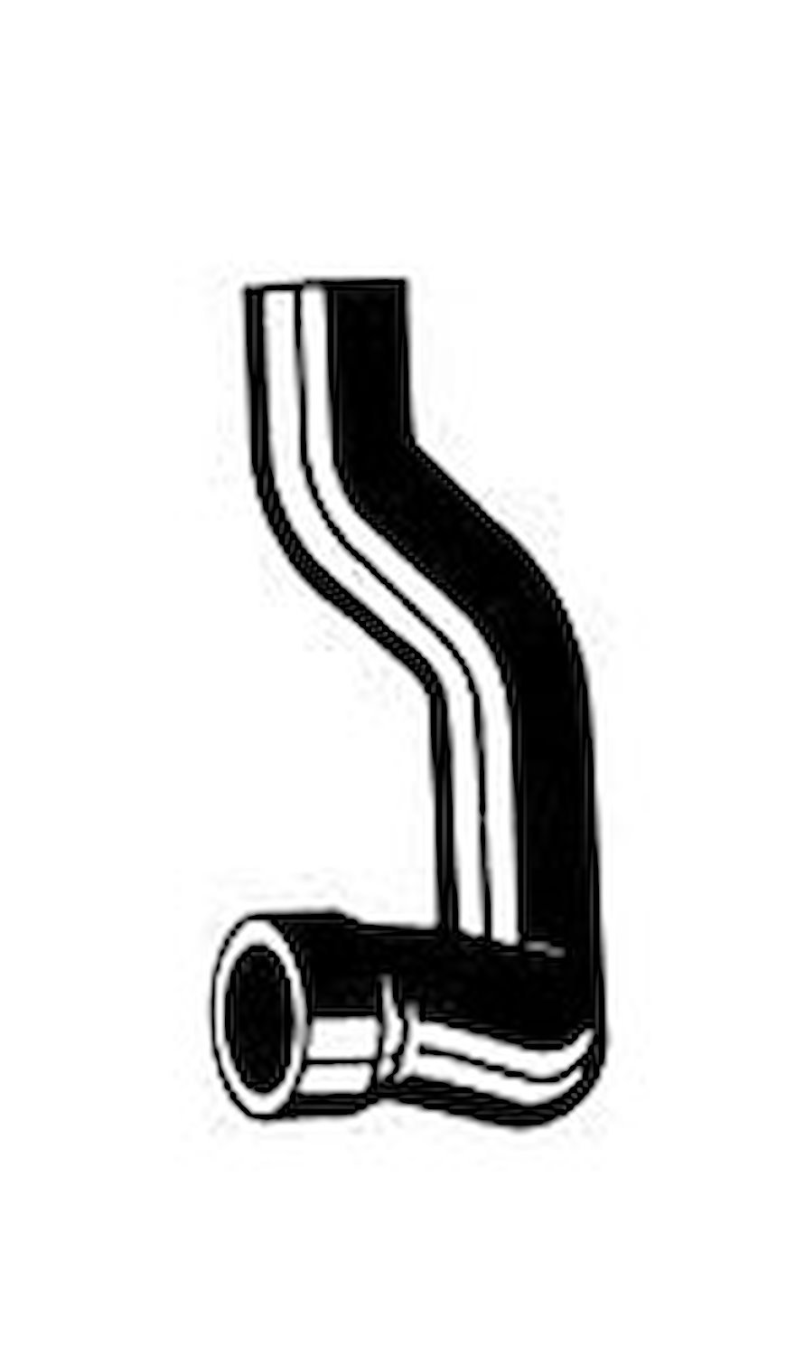 Molded Radiator Hose Centerline Length - 18.1"