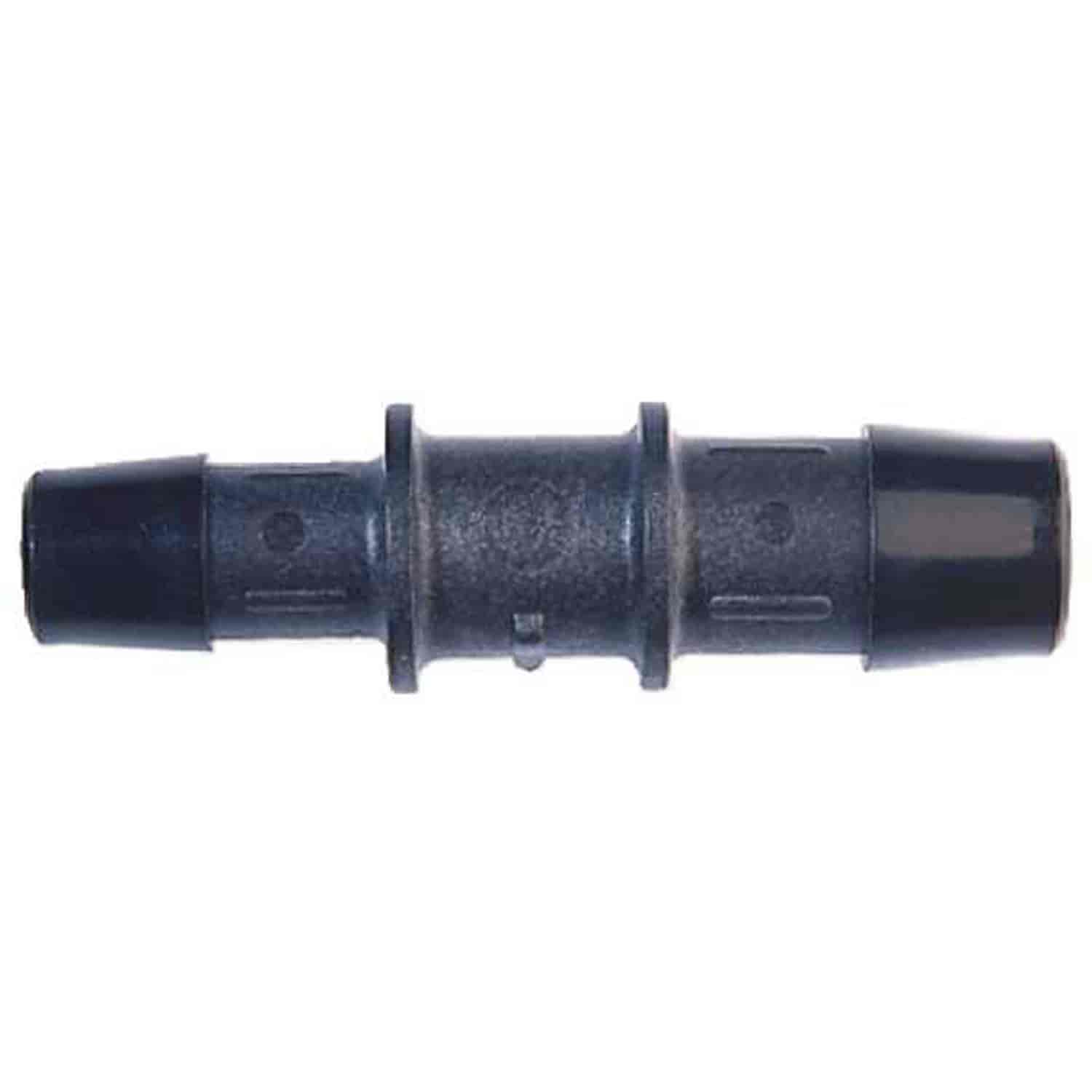 Plastic Hose Connector Reducer [Straight, 3/32 in. to 1/8 in. Outside Diameter]