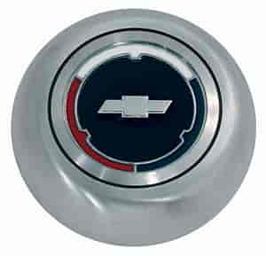 Horn Button Chevy Logo (Black & Silver)