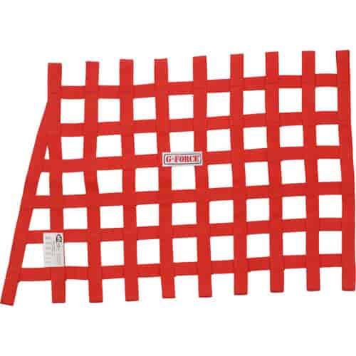 Angle Ribbon Window Net Red
