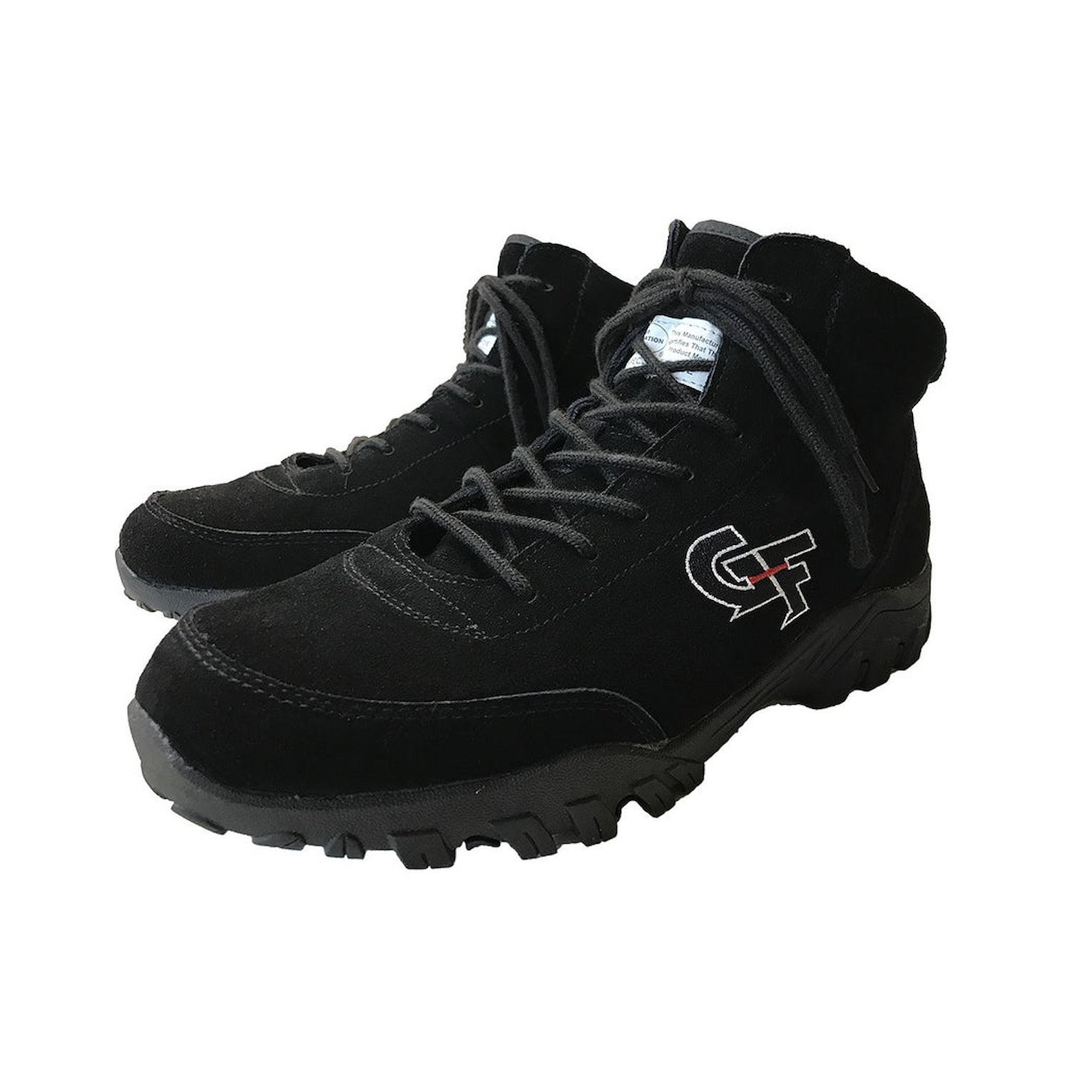 4254080BK Crew Shoes, GF SFI Crew, Size: 8, Black