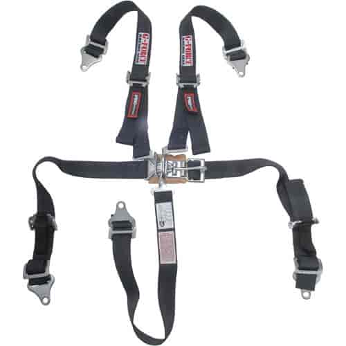 Pro Series Latch & Link 5-Point Safety Harness Pull-Up Lap Belt