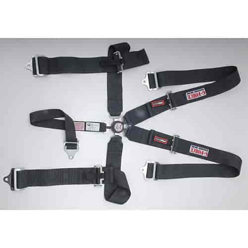 Pro-Series Camlock 5-Point Individual Harness Pull-Up Lap Belt Adjusters