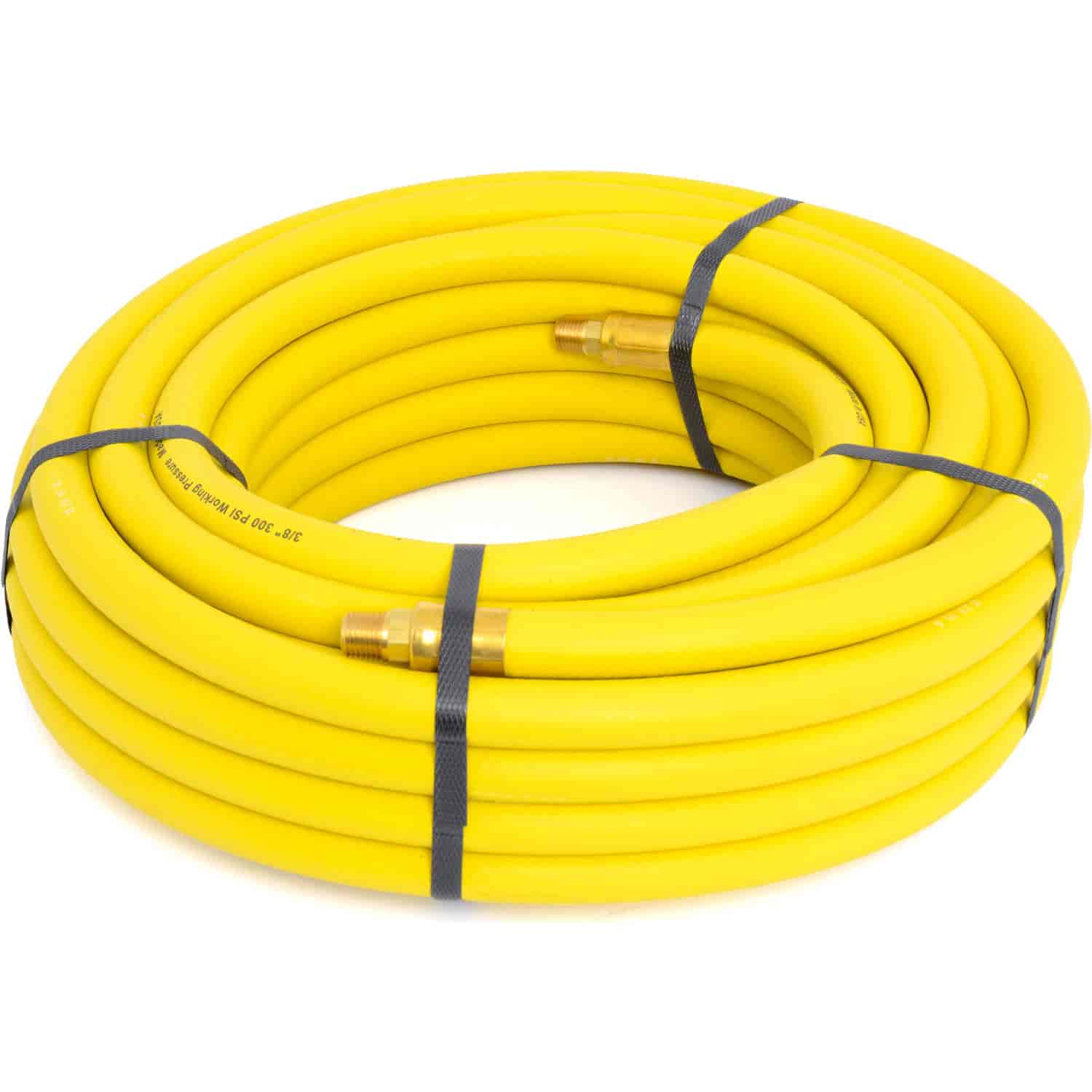 Yellow Rubber Air Hose 3/8"