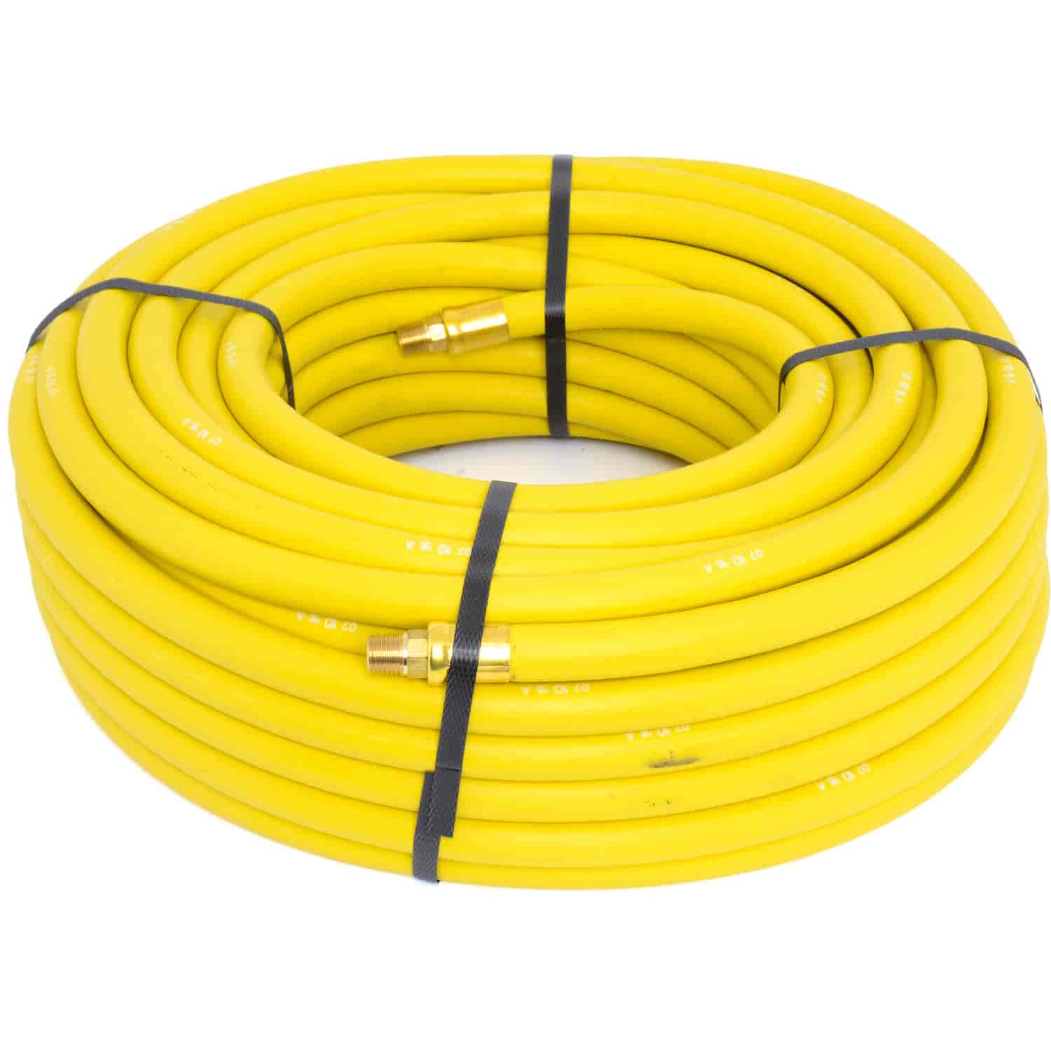 Yellow Rubber Air Hose 3/8"