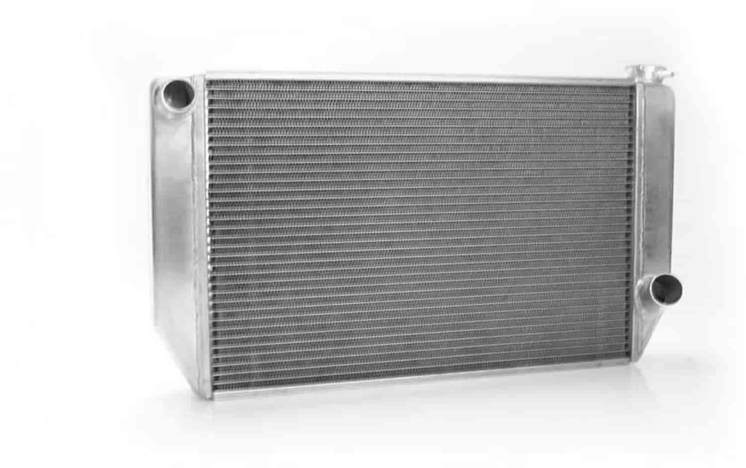 ClassicCool Universal Fit Radiator Single Pass Crossflow Design 27.50" x 15.50" with Straight Outlet