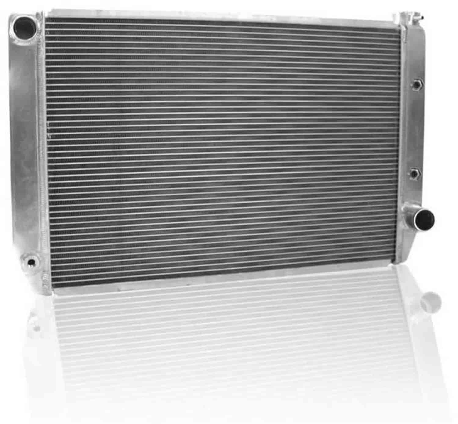 ClassicCool Universal Fit Radiator Single Pass Crossflow Design 31" x 19" with Transmission Cooler