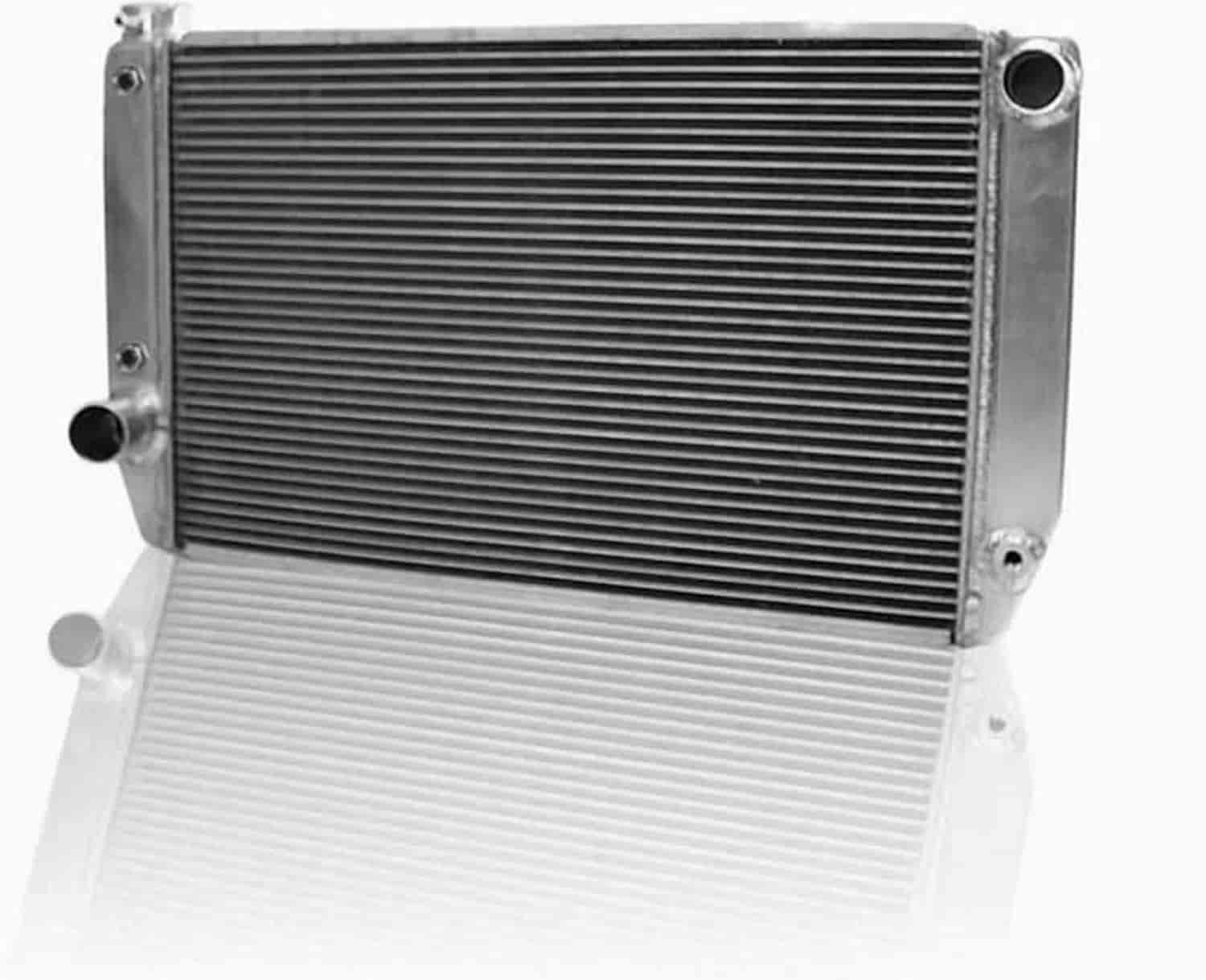 ClassicCool Universal Fit Radiator Single Pass Crossflow Design 27.50" x 15.50" with Transmission Cooler
