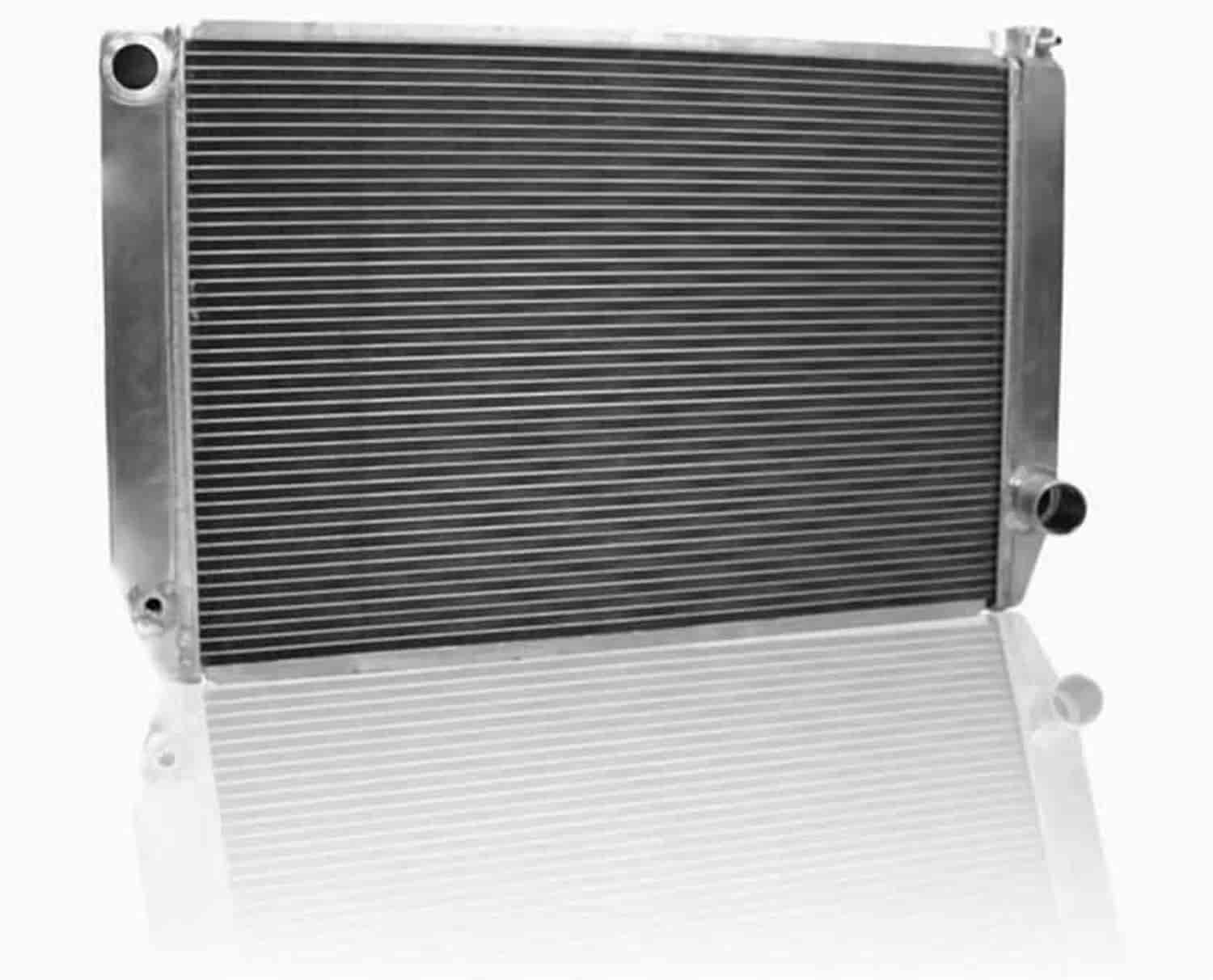 MegaCool Universal Fit Radiator Single Pass Crossflow Design 31" x 19" with 16AN Inlet