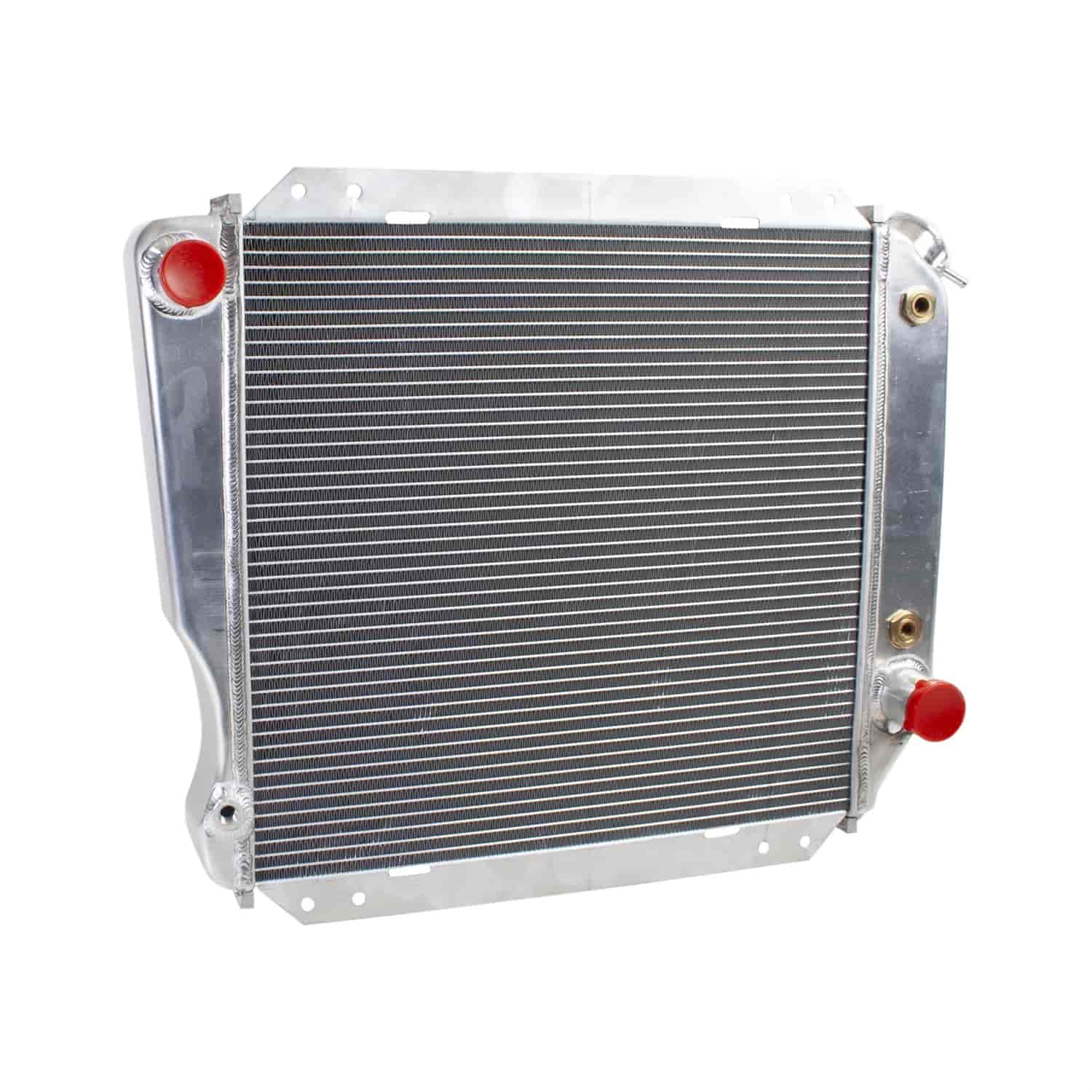 ExactFit Radiator for 1966-1977 Ford Bronco with Early Small Block Ford or Chevy V8 Swap