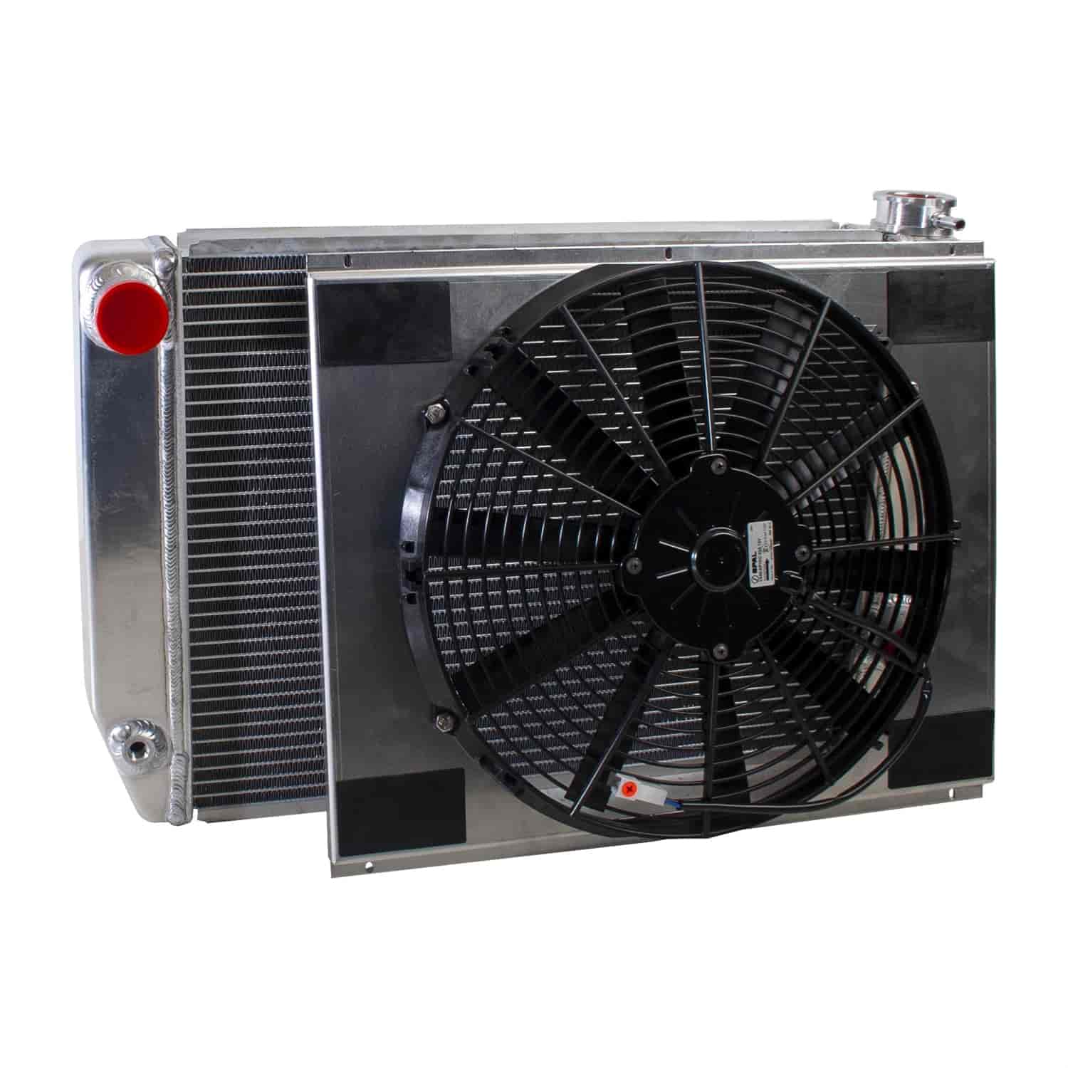 MegaCool ComboUnit Universal Fit Radiator and Fan Single Pass Crossflow Design 24" x 15.50" with No Options