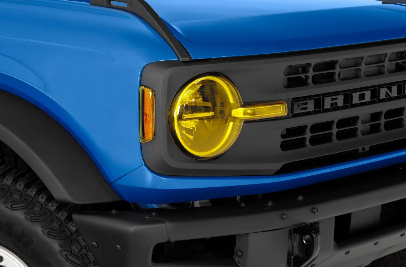 Yellow Headlight Cover Kit Fits Gen 6 Ford Bronco [non-LED]