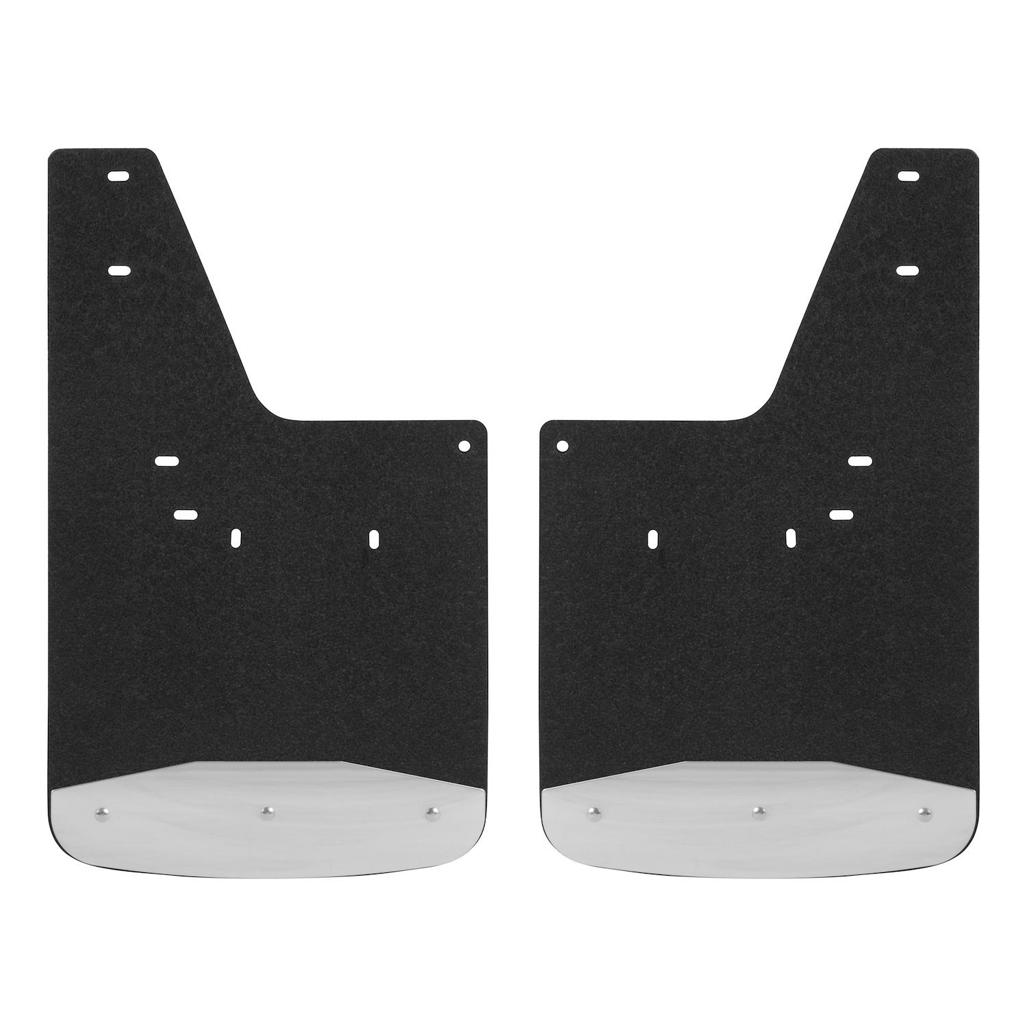 250930 Front 12 in. x 20 in. Rubber Mud Guards Fits Select Dodge, Ram 1500, 2500, 3500