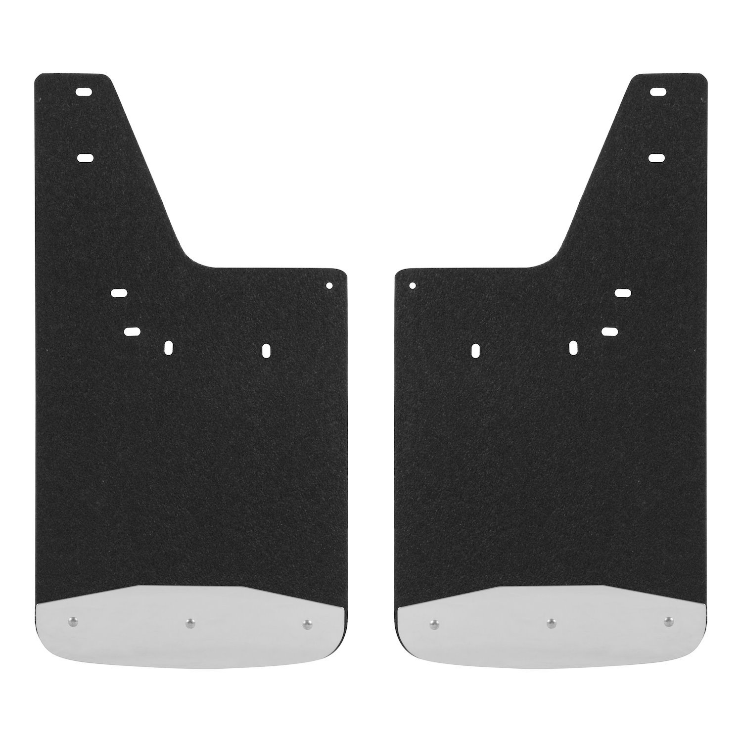 250932 Front 12 in. x 23 in. Rubber Mud Guards Fits Select Dodge, Ram 1500 to 5500