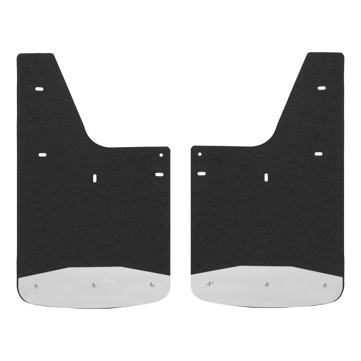 251510 Front or Rear 12 in. x 20 in. Rubber Mud Guards Fits Select Chevy Colorado, GMC Canyon
