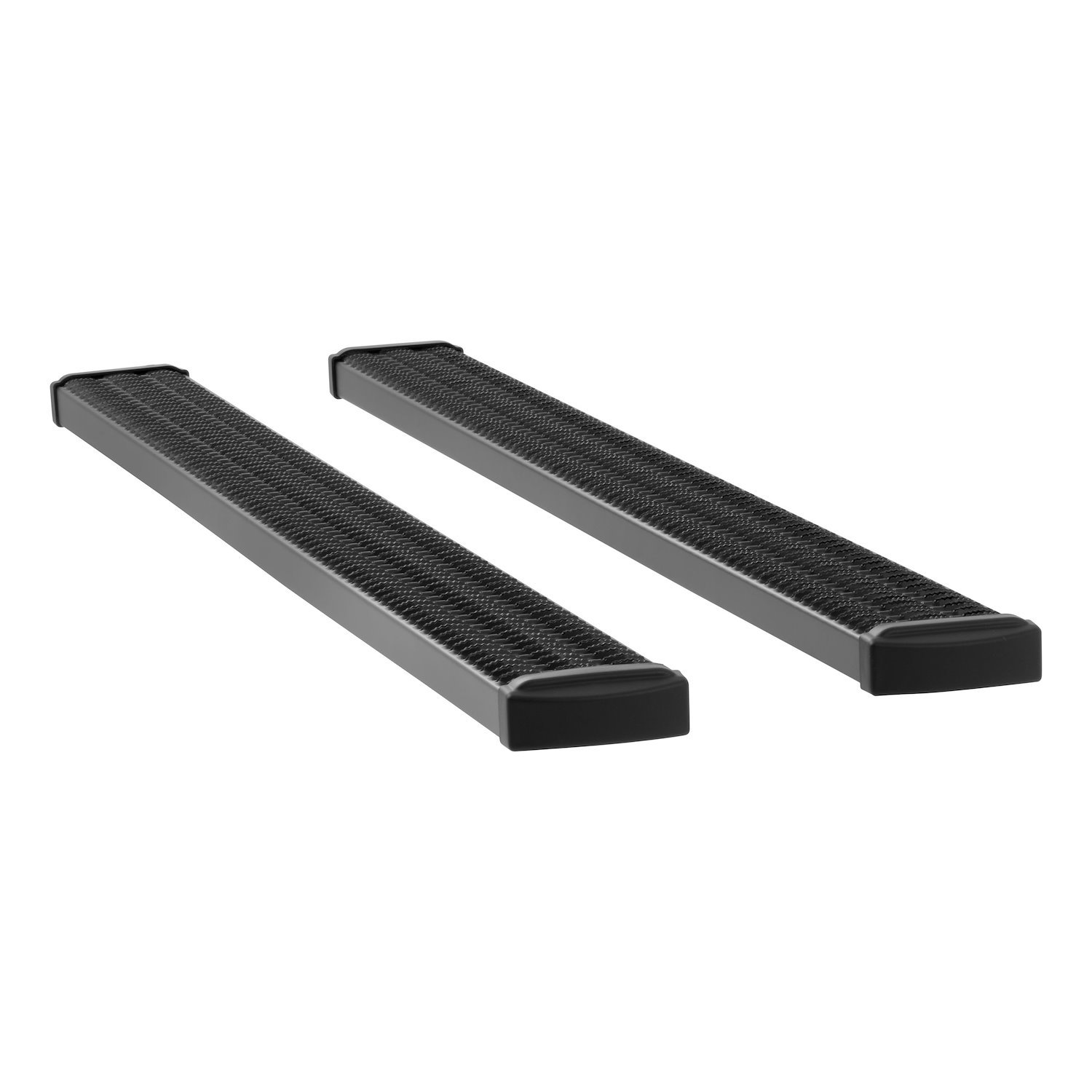 415088 Grip Step 7 in. x 88 in. Black Aluminum Running Boards, Without Brackets