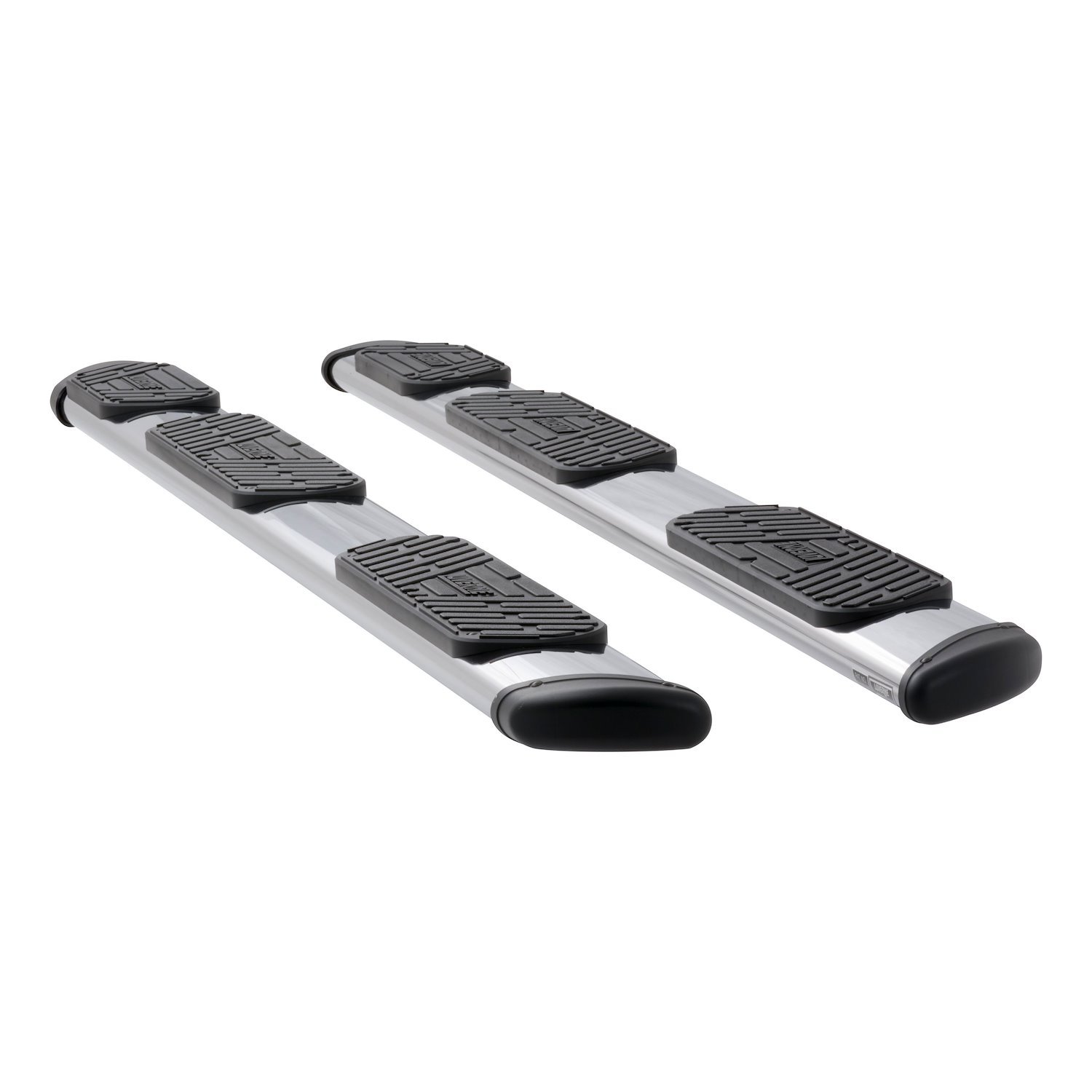 477102-400938 Regal 7 Polished Stainless 102 in. Oval W2W Steps Fits Select Dodge, Ram 1500