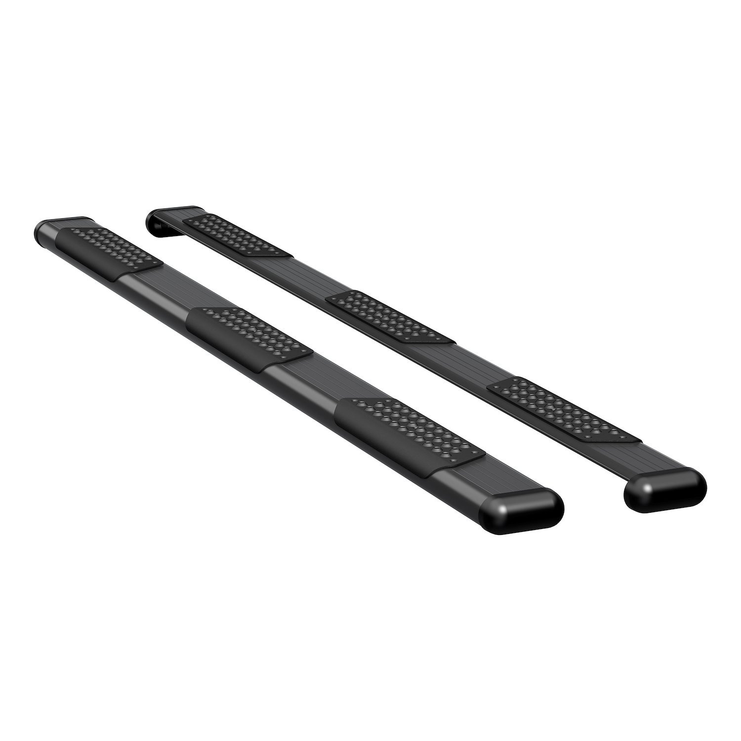 584102 O-Mega II 6 in. x 102 in. Black Aluminum Side Steps, Without Brackets