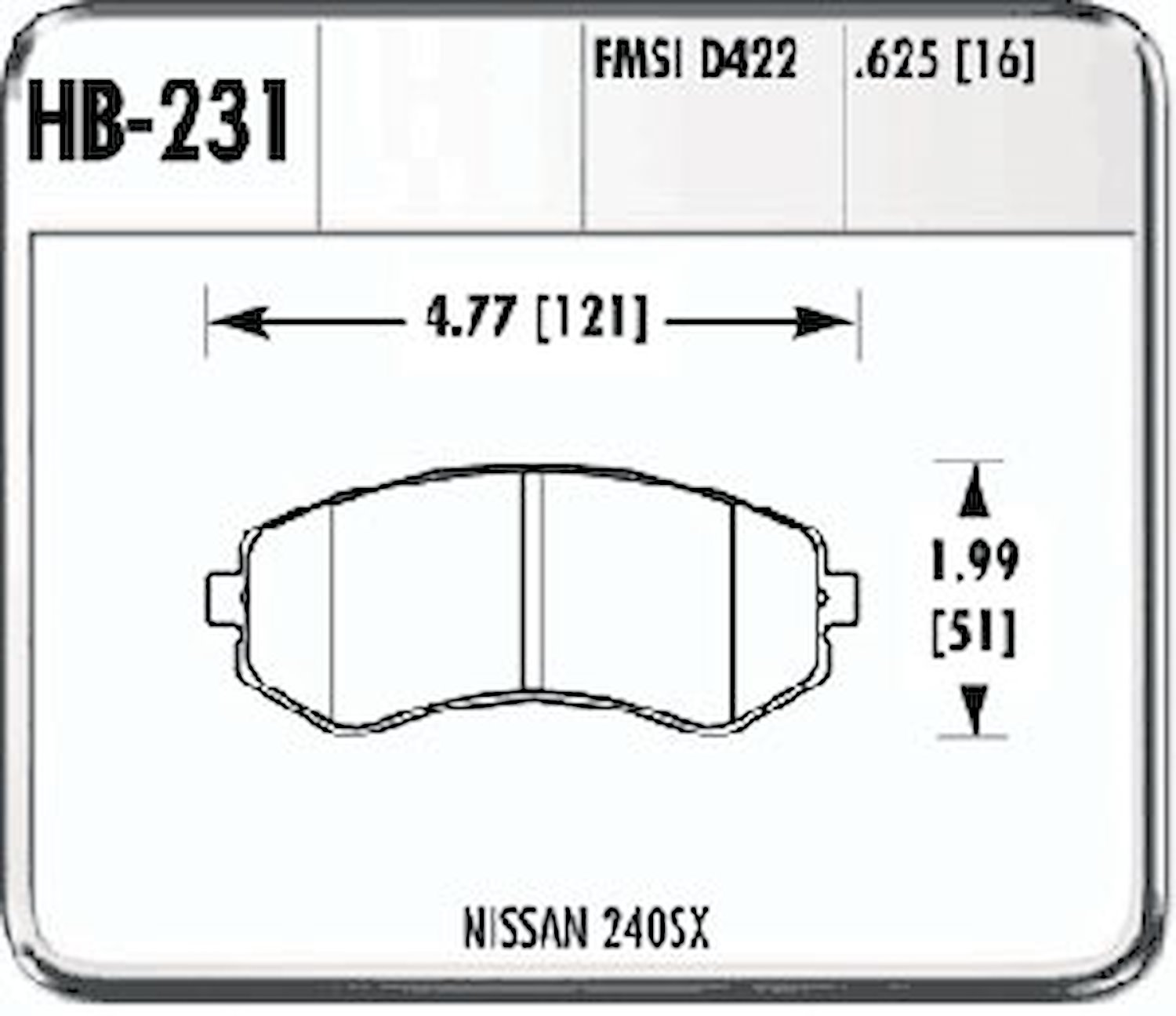 Performance Brake Pads for Nissan 240SX
