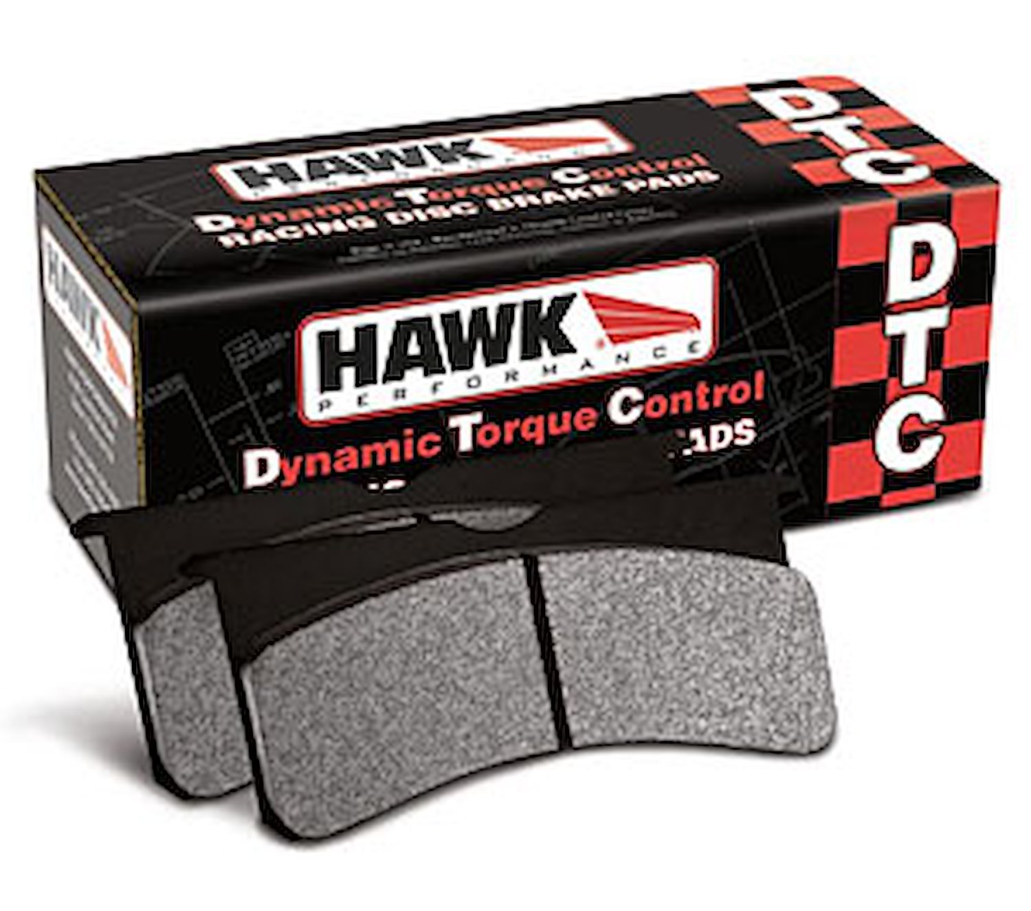 DTC-60 Circle Track Brake Pads for Cadillac ATS, CT6, CTS, XTS; Chevy Corvette - 0.590 Thickness