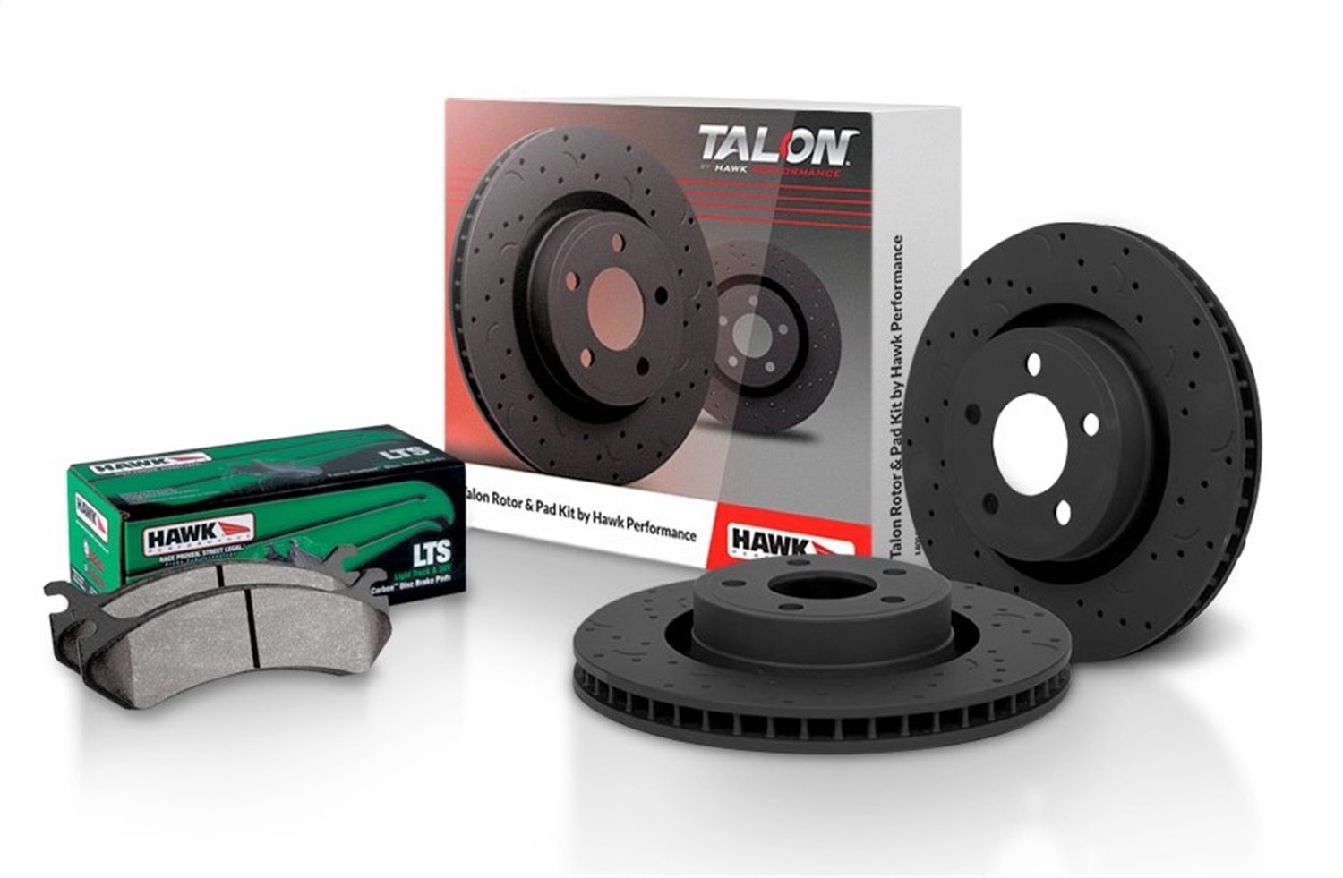 Talon Performance Street Front Disc Brake Pad and Rotor Set