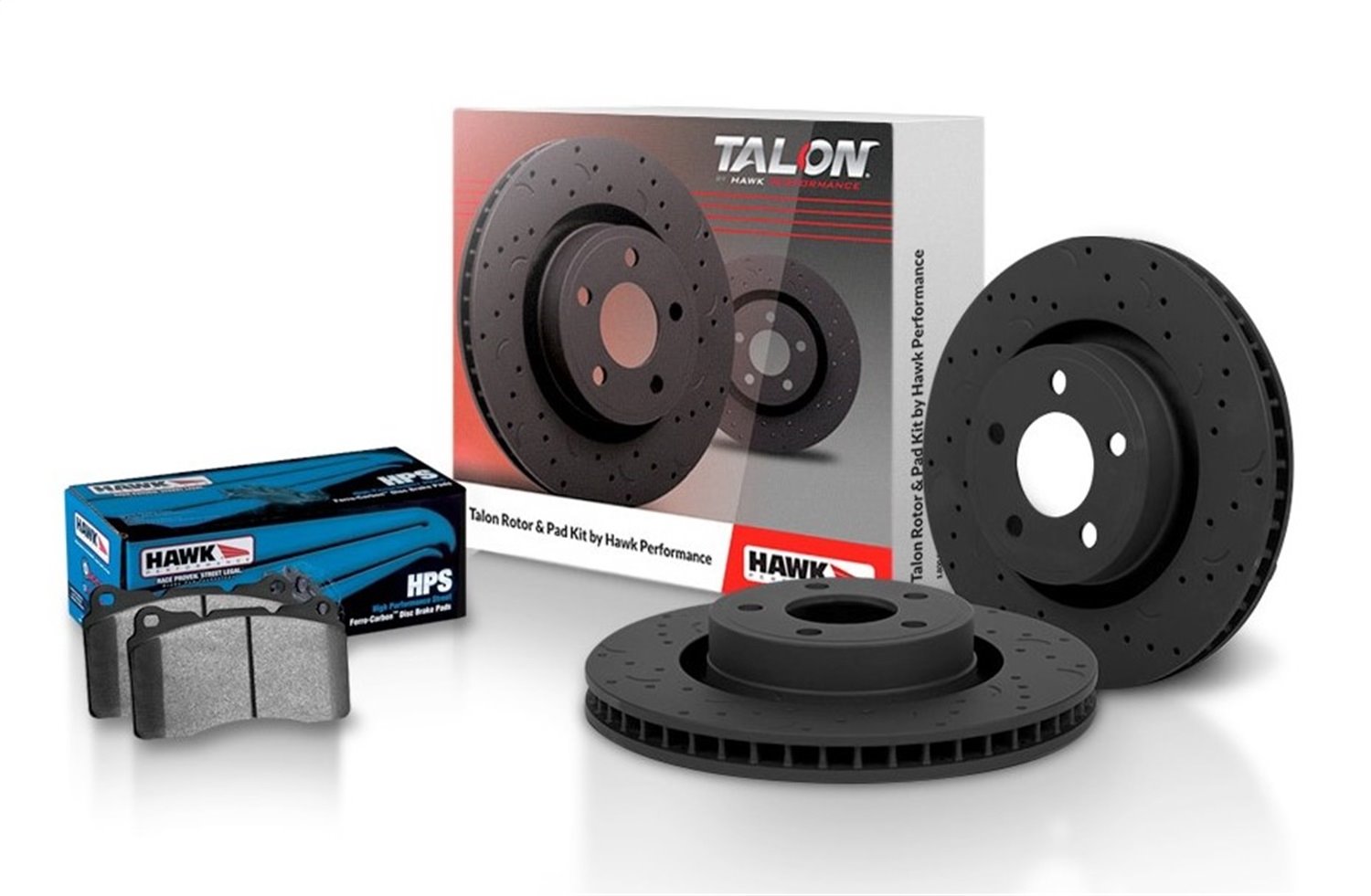 Talon Performance Street Front Disc Brake Pad and Rotor Set