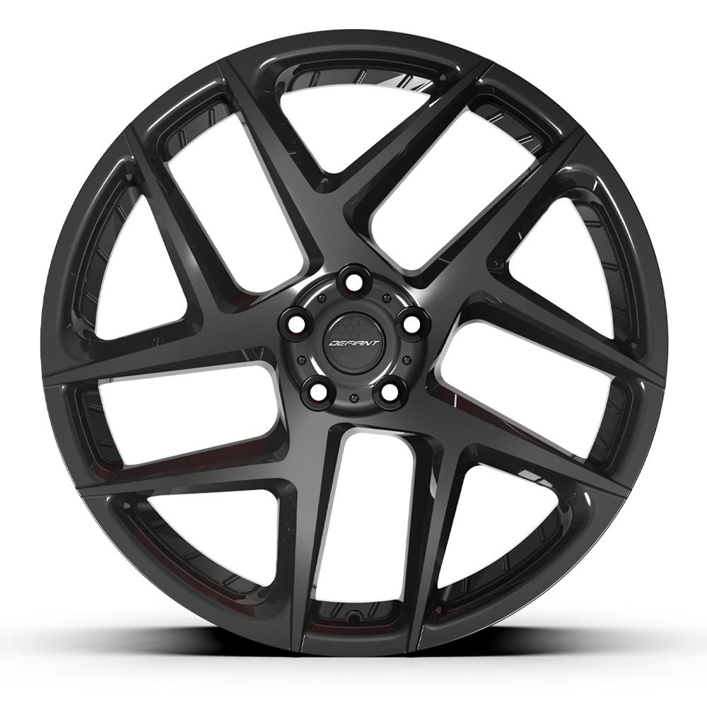 DF05 Wheel, Fits Select Land Rover Range Rover, Size: 22" x 10", Bolt Pattern: 5 x 120 mm [Finish: Gloss Black]