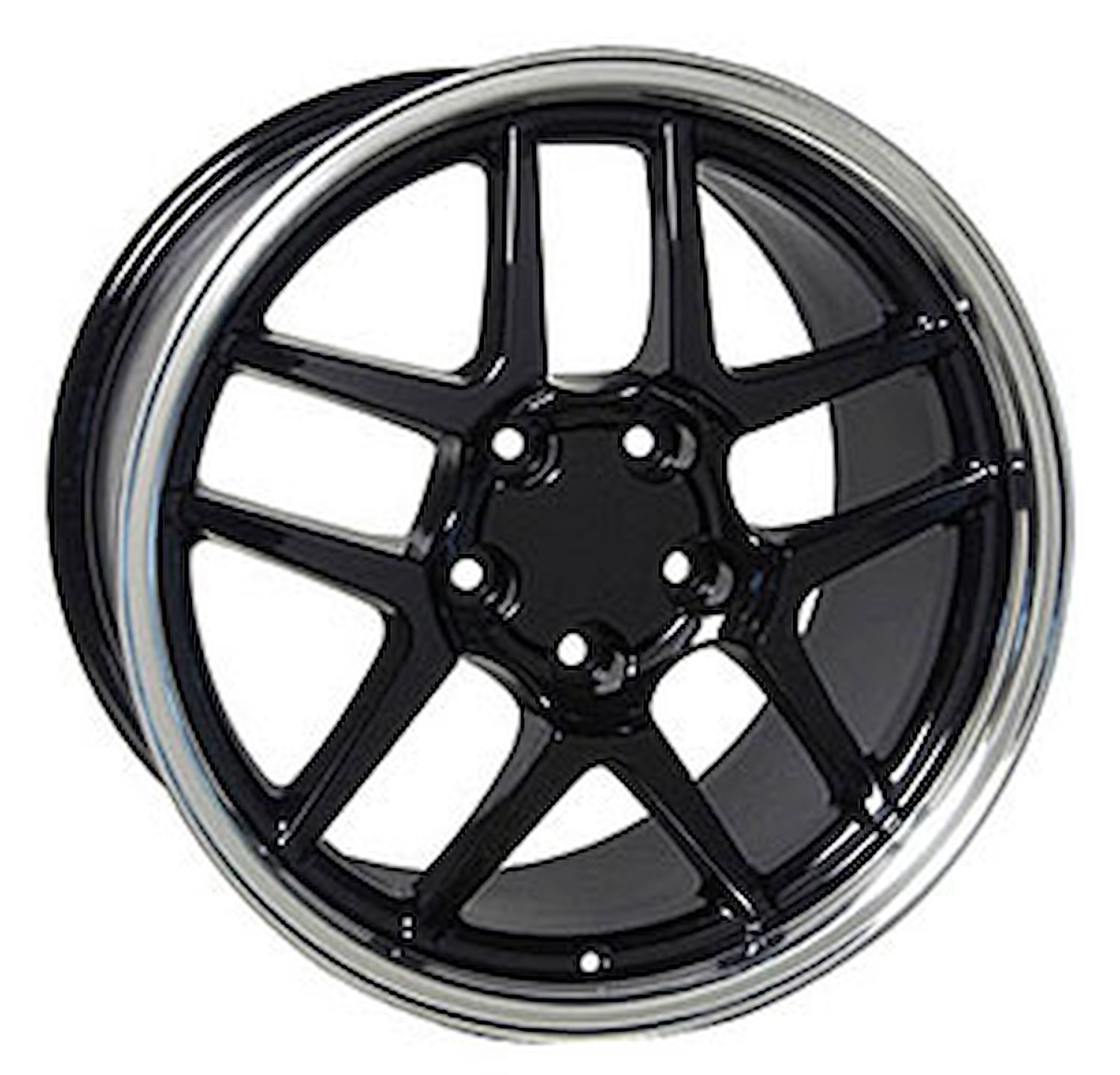 Corvette Z06 Style Wheel Size: 18" x 10.5" Bolt Pattern: 5 x 120.7 Rear Spacing: 7.95" Offset: +56mm