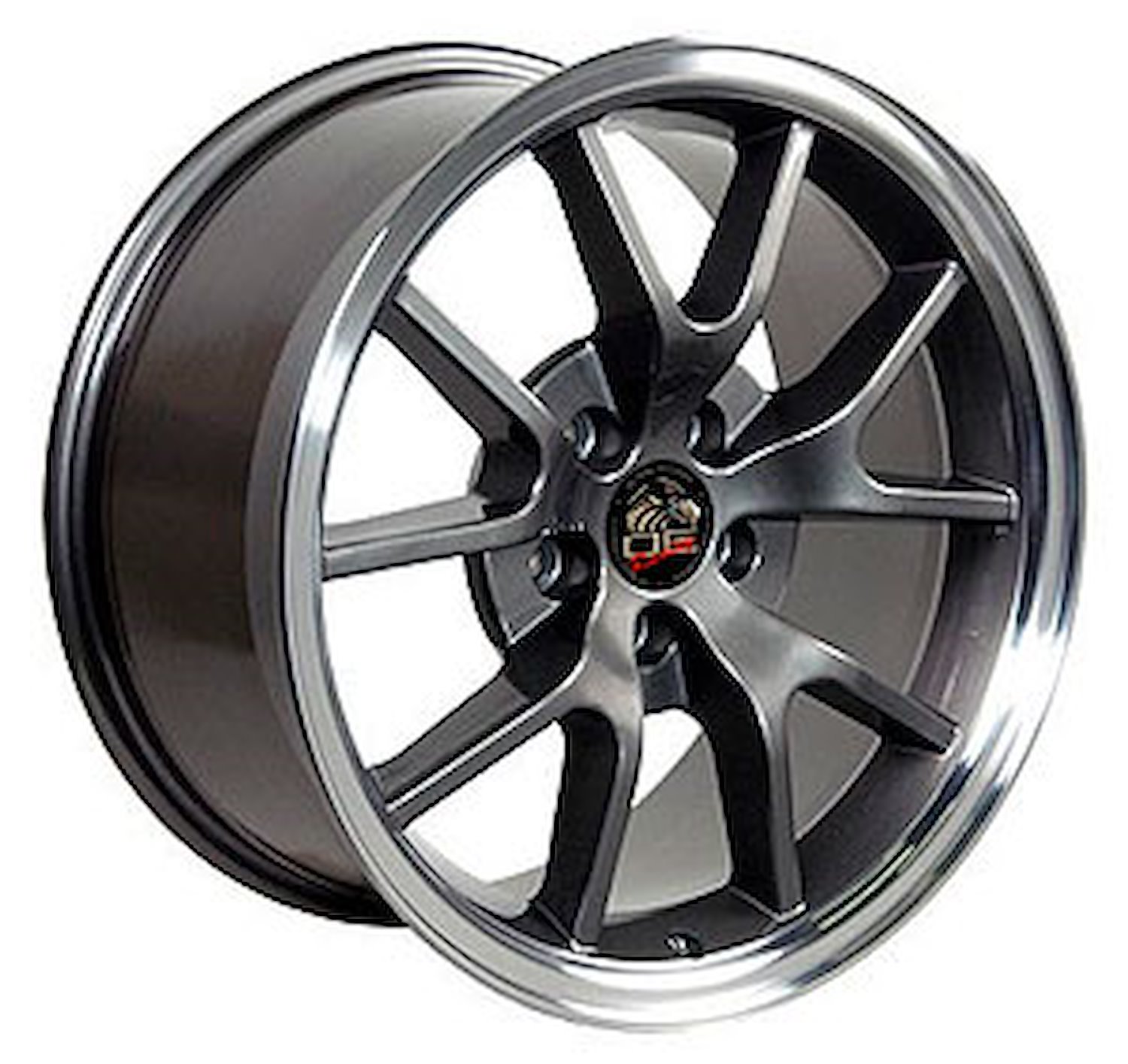 Mustang FR500 Style Wheel Size: 18" x 9" Bolt Pattern: 5 x 114.3 Rear Spacing: 5.94" Offset: +24mm