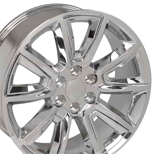 Chevrolet Tahoe Style Replica Wheel Chrome with Chrome Inserts 20x8.5
