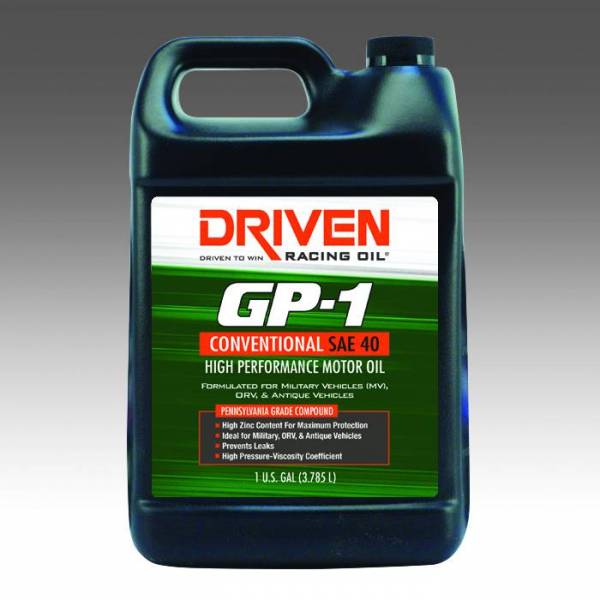GP-1 Conventional SAE 40 High-Performance Motor Oil 1 Gallon