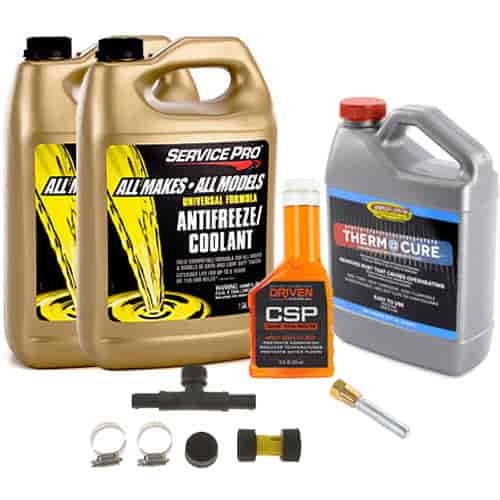 Cooling System Flush and Cool Kit Includes: (1) 12oz Bottle Driven CSP
